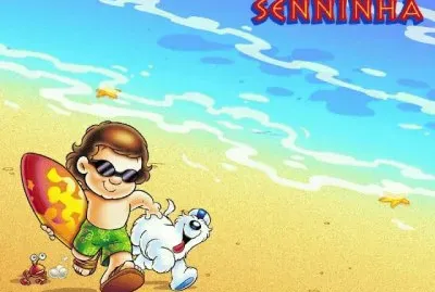 a praia