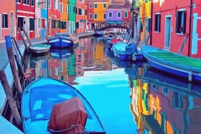Burano Island  Venice  Italy
