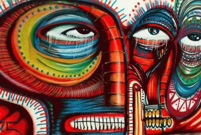 Street art in Colombia