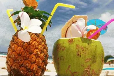 Delicious cocktails from Hawaii