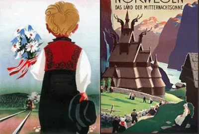 פאזל של Vintage posters  Norway