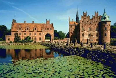 Egeskov Castle  Island of Funen  Denmark