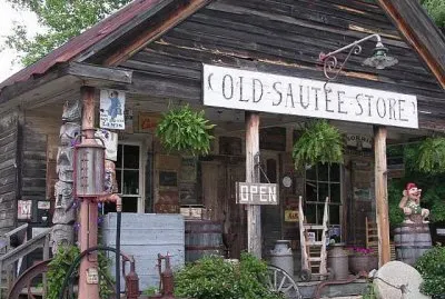 Old country store in Sautee  Georgia   USA