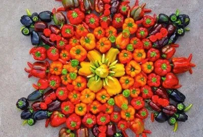 Fruit mandala