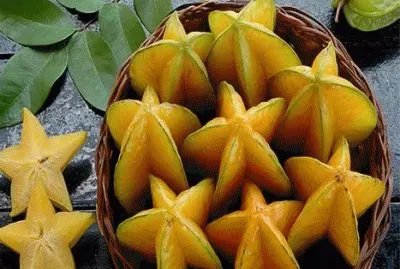 Carambola known as Starfruit