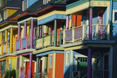 Houses in Portland  Oregon  USA