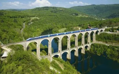 פאזל של VIADUCTO DE CIZE BOLSOM, FRANCIA.