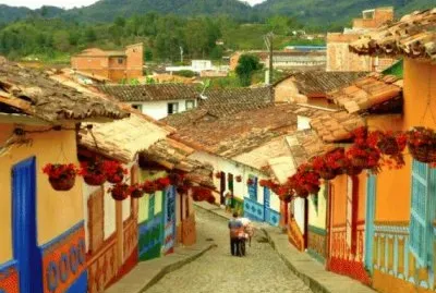 GuatapÃ© village Colombia