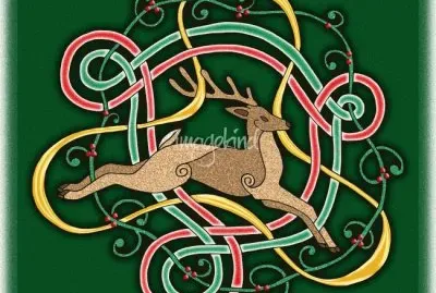  "Celtic Reindeer Knots "