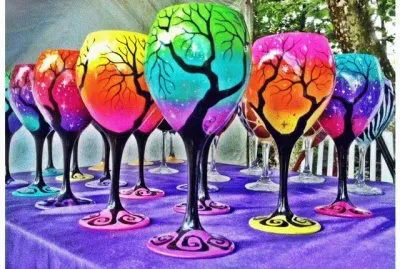 Colorful Globlets
