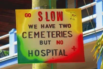 Warning  Caye Caulker  Belize