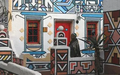 Ndebele House painting    Zimbabwe jigsaw puzzle