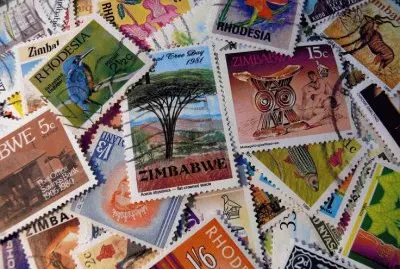 Stamps from Rhodesia and Zimbabwe jigsaw puzzle