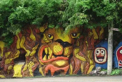 Art along the wayside  Barbados