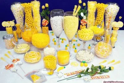 yellow Candy Buffet