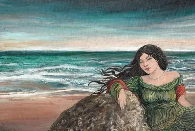 Otohime Japanese Mythology Ocean Goddess jigsaw puzzle