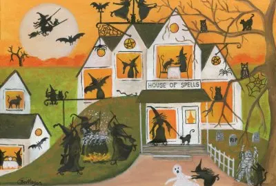ALL HALLOWS EVE WITCHES HOUSE OF SPELLS