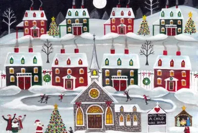 Winter Christmas Village