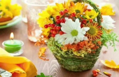 flowers in a basket jigsaw puzzle
