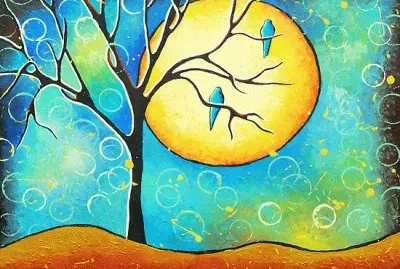 Blue Lovebirds
