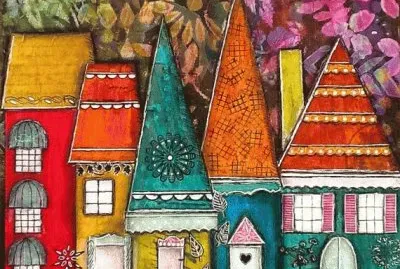 Colorful Blue-Red-Yellow