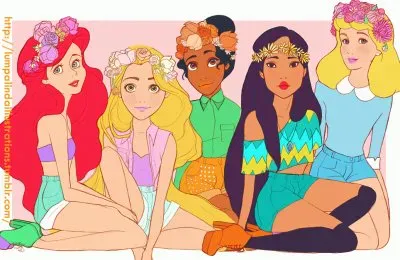 Ariel Rapunzel Tiana Pocahontas Cinderella