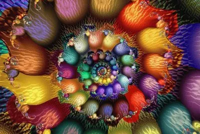 Fractor spiral digital art