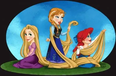 Rapunzel Anna Ariel