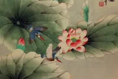 Qing Qu  Lotus Pond by Qin Xia