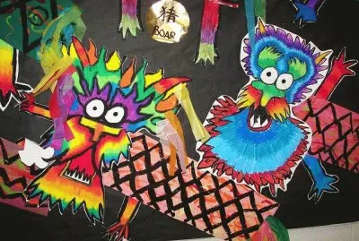 Chinese Dragons  by Paintbrush