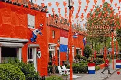 WK Football craziness in Holland