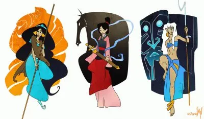 Jasmine Mulan Kida jigsaw puzzle