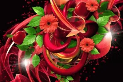 Bright and Beautiful Red