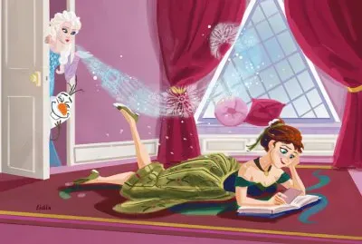 Anna Elsa jigsaw puzzle