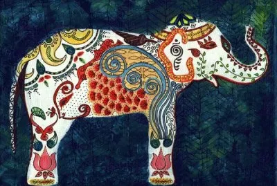 India inspired  Queen Elephant