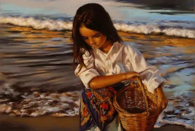 26. NiÃ±a. Pintura de GermÃ¡n Aracill