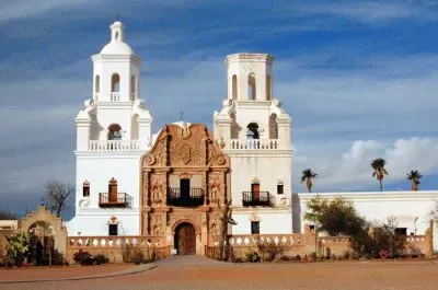 San Xavier del Bac Mission  Tucson  Arizona