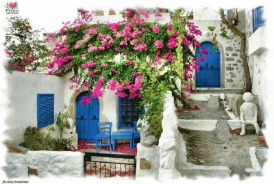 House in Kritsa  Crete  Greece