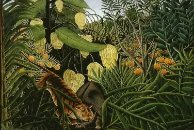 48. Paisaje. Pintura de Henry Rosseau