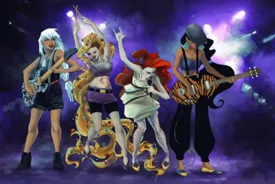 Kida Rapunzel Ariel Jasmine jigsaw puzzle