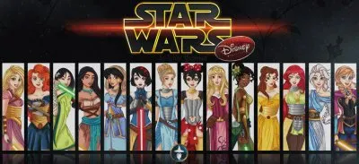 StarWars princesses jigsaw puzzle