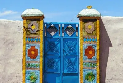 Entrance to a Nubian village northern Sudan