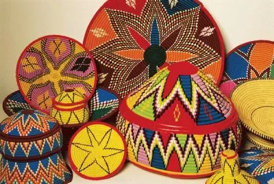 Habesha Baskets made by Eritrean woman