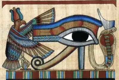 Egyptian symbol of protection and power from Gods