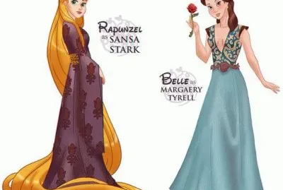 GOT Rapunzel Belle jigsaw puzzle