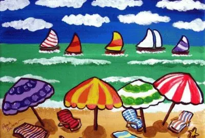 Sunny day at the Beach