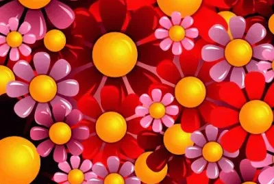 Bright Colorful Flowers