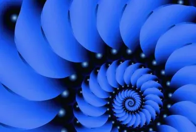 Fractal in Blue