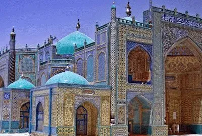 Blue Mosque at Mazar-e-Sharif  Afghanistan