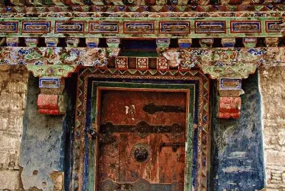 Old Tibetan House in a small village